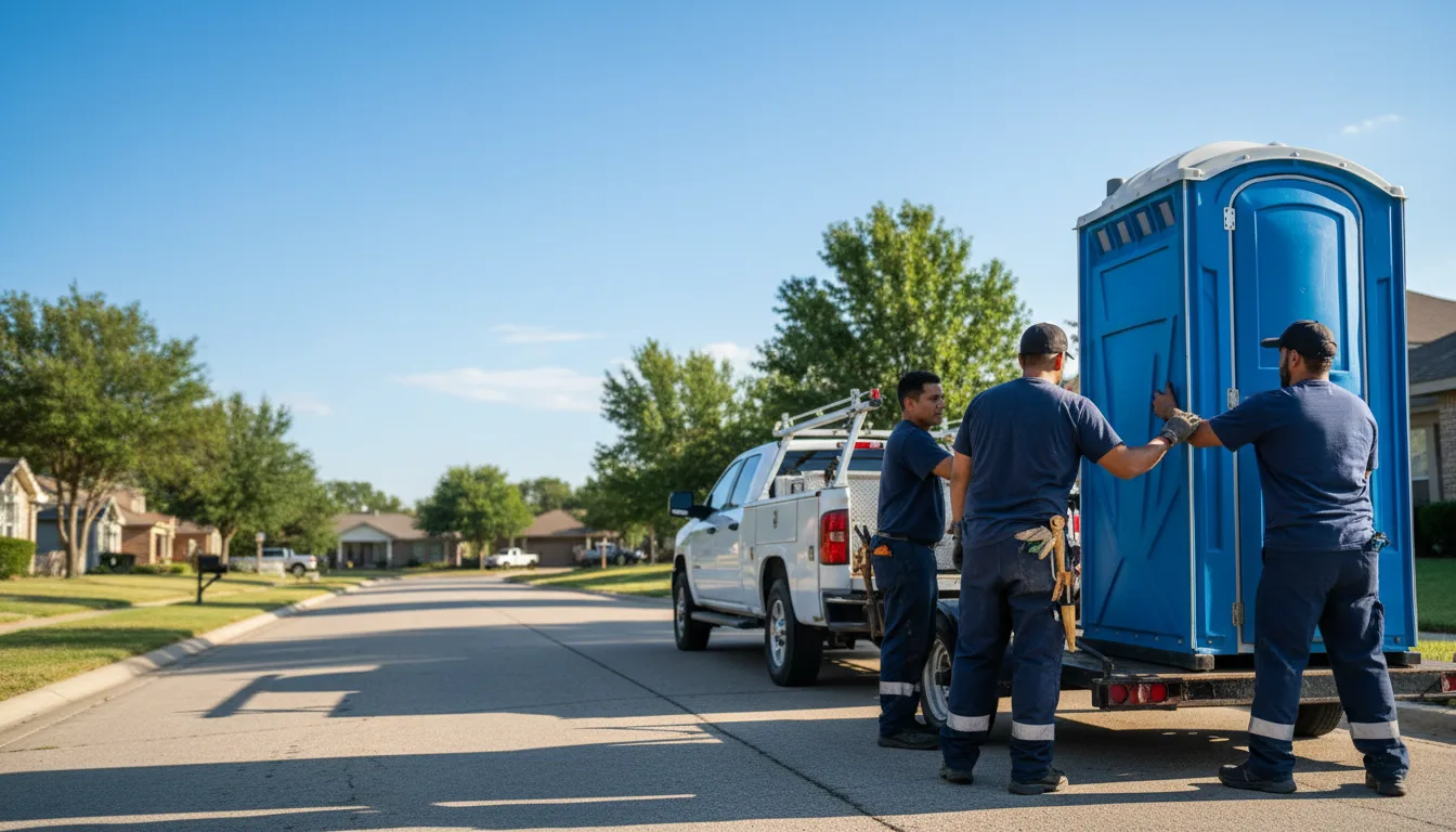 Portable Toilet Rental in Desoto, TX near me